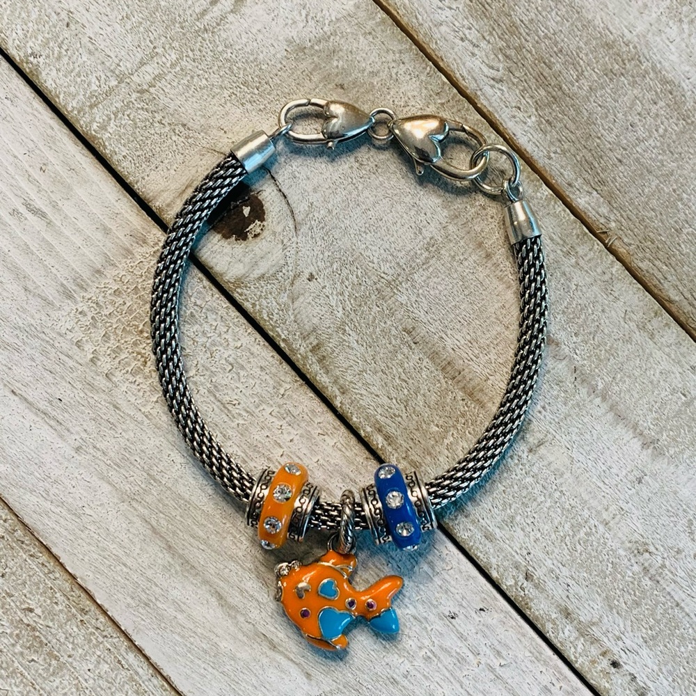 Brighton Charm Bracelet w/ 3 charms